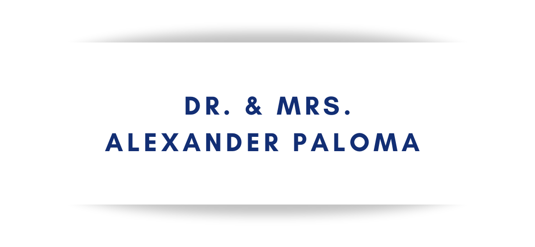 Dr and Mrs Alexander Paloma