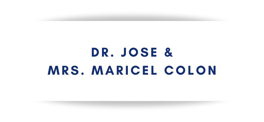Dr and Mrs Jose and Maricel Colon