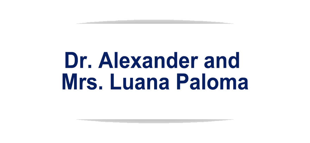 Dr. Alexander and Mrs. Luana Paloma